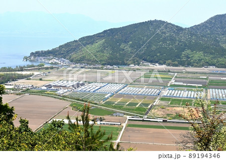 八幡山城跡から北西の眺め 八幡山城跡から北西の眺め 89194346