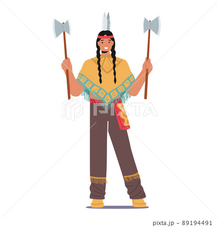american indian warrior concept art