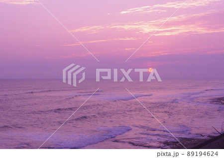 御前埼灯台からのサンセット 89194624