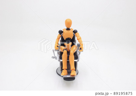 a figure having haircut at barber shop a figure having haircut at barber shop 89195875