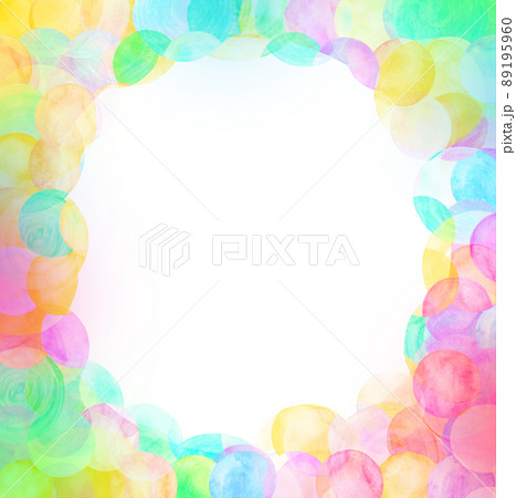 Abstract retro pastel pattern. Round shapes texture Abstract retro pastel pattern. Round shapes texture 89195960