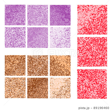 Abstract square mosaic set 89196460