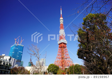 東京 赤羽橋交差点付近の風景 東京 赤羽橋交差点付近の風景 89198967
