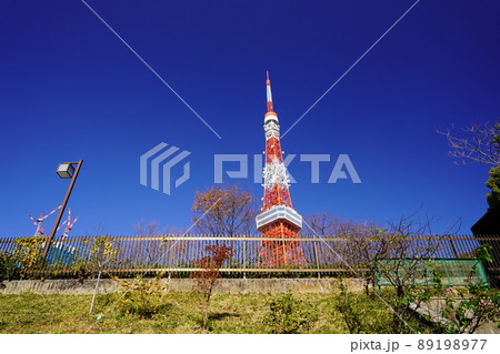 東京 赤羽橋交差点付近の風景 東京 赤羽橋交差点付近の風景 89198977