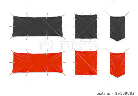 Red and black banners and pennants 89199082