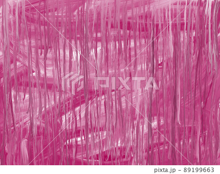 「oil」油絵の具のような筆あとのペイント・ピンク 89199663
