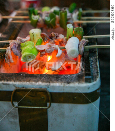 BBQキャンプ炭焼き串焼き晩ごはん BBQキャンプ炭焼き串焼き晩ごはん 89200360