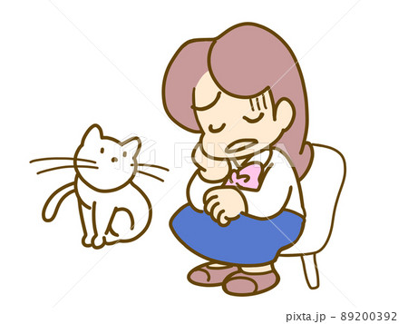 具合の悪い女の子 具合の悪い女の子 89200392