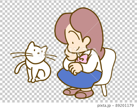 休憩する学生または会社員女子 89201179