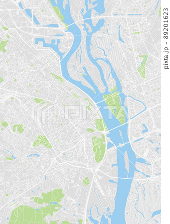 City map Kyiv, color detailed plan, vector illustration City map Kyiv, color detailed plan, vector illustration 89201623