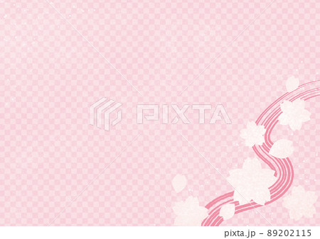 桜の花の背景 89202115