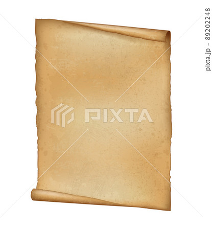 Ancient Paper, Parchment Scroll, realistic vector illustration Ancient Paper, Parchment Scroll, realistic vector illustration 89202248