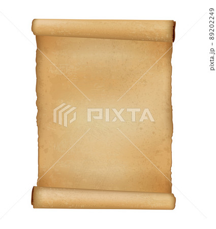 Ancient Paper, Parchment Scroll, realistic vector illustration Ancient Paper, Parchment Scroll, realistic vector illustration 89202249