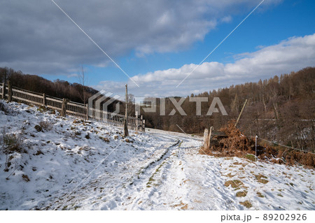 Hiking trail close to Odenthal, Bergisches Land, Germany Hiking trail close to Odenthal, Bergisches Land, Germany 89202926