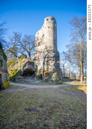 Mediaeval ruins of Valecov Castle Mediaeval ruins of Valecov Castle 89203375