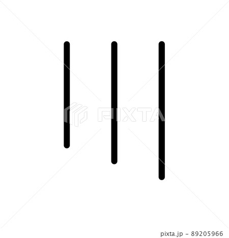 気持ちの落ち込みを表す線。ちーん、ガーンな線。 89205966