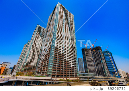 東京 中央区勝どきの都市風景 ザ・東京タワーズ 東京 中央区勝どきの都市風景 ザ・東京タワーズ 89206732