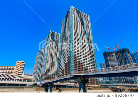 東京 中央区勝どきの都市風景 ザ・東京タワーズ 東京 中央区勝どきの都市風景 ザ・東京タワーズ 89206747