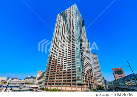 東京　中央区勝どきの都市風景　ザ・東京タワーズ  89206760