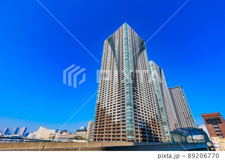 東京　中央区勝どきの都市風景　ザ・東京タワーズ  89206770