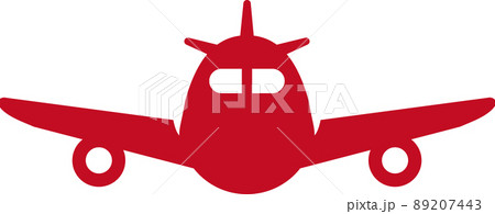 飛行機アイコンイラスト 89207443