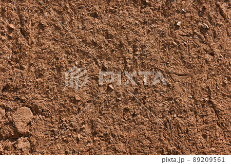 土と藁で作った古い塗壁 土と藁で作った古い塗壁 89209561