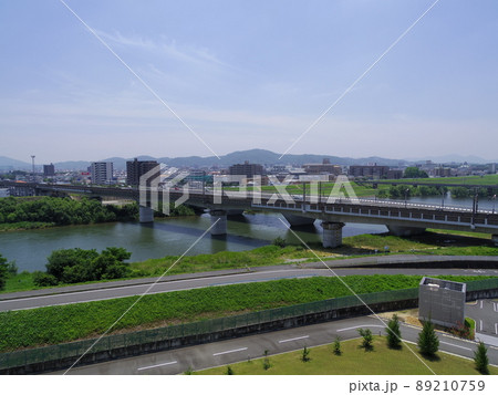岡山市心臓病センター榊原病院より望む南側の風景 89210759