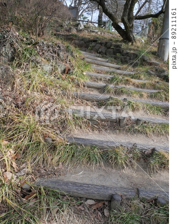 秩父　牧水の滝　階段 89211161