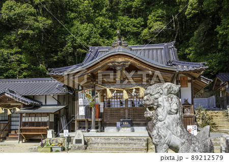 石上布都魂神社　拝殿　岡山県赤磐市 89212579
