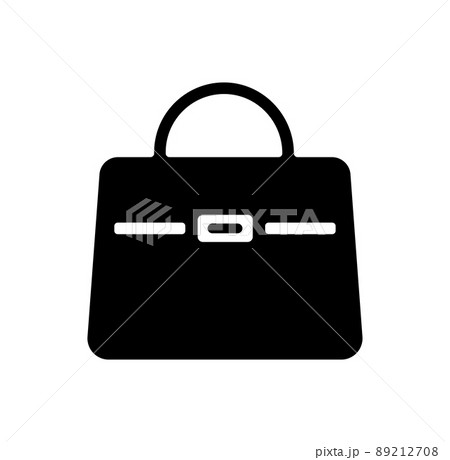 ハンドバック・手持ちカバン ベクターアイコンイラスト ハンドバック・手持ちカバン ベクターアイコンイラスト 89212708