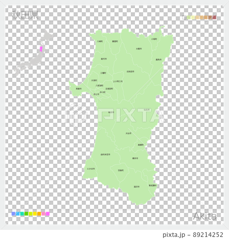Akita Map ・ Akita Map 89214252