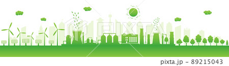 Environmentally friendly production. Green city. 89215043