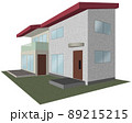 3Dイラストによる一戸建て住宅のイメージ 89215215