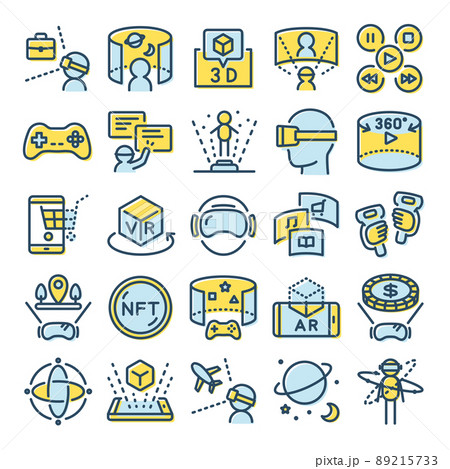 メタバース　アイコンセット 89215733