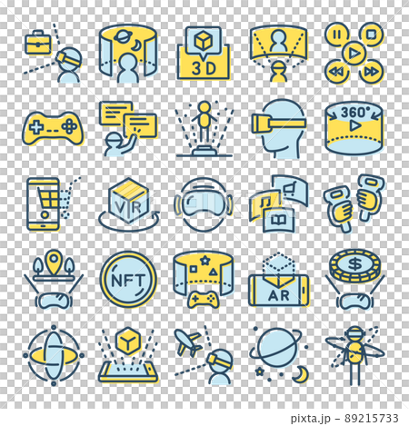 メタバース　アイコンセット 89215733