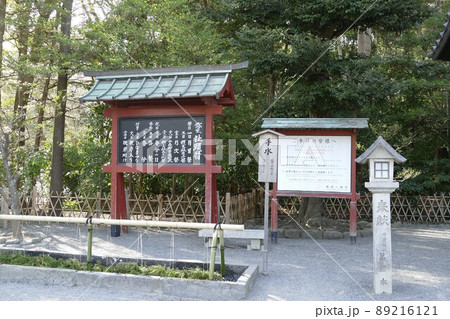 県鎌倉市　鶴岡八幡宮　つるがおかはちまんぐう　源氏の氏神　手水　2022年3月 89216121