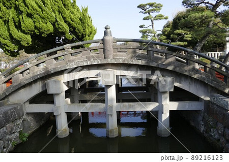 県鎌倉市　鶴岡八幡宮　つるがおかはちまんぐう　源氏の氏神　太鼓橋　2022年3月 89216123