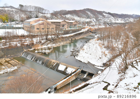 千曲川／小海中学校付近(長野県小海町)【2022.3】 89216896