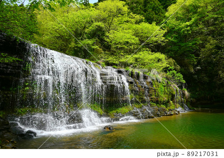 二の滝 宮島峡 小矢部市 二の滝 宮島峡 小矢部市 89217031