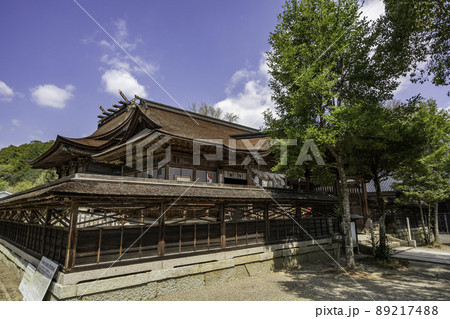 中山神社　社殿　岡山県津山市 89217488