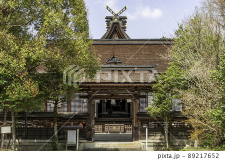 中山神社 拝殿と中門 岡山県津山市 中山神社 拝殿と中門 岡山県津山市 89217652