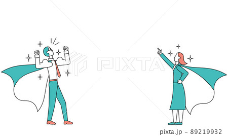 強みを生かして戦うビジネスパーソン 89219932