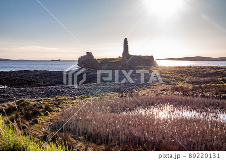 McSwynes castle is located at St Johns Point in County Donegal - Ireland. McSwynes castle is located at St Johns Point in County Donegal - Ireland. 89220131
