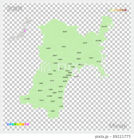 宮城縣地圖/宮城地圖 89221775