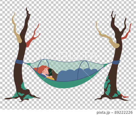 People who enjoy camping activities and hammocks outdoors 89222226
