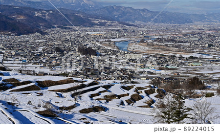 姨捨棚田　冬 89224015