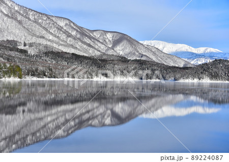青木湖　冬　長野 89224087
