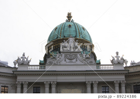 Vienna - Roof top Sculpture at Hofburg Palace Vienna - Roof top Sculpture at Hofburg Palace 89224386