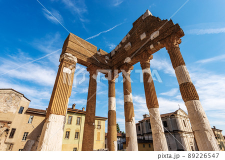Capitolium Roman Temple or Tempio Capitolino - Brescia Lombardy Italy 89226547