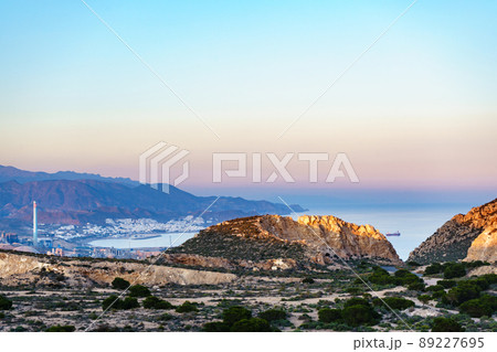 View of Carboneras, Cabo de Gata Spain 89227695